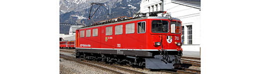 074-1254143 - H0m - Elektrolok St.Moritz Ge 6/6 II 703, neurot, RhB, Ep. VI